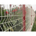 Green Plastic Coated Security Welded Wire Mesh Fence Panel